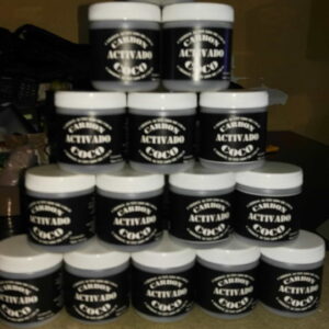 Carbón Activado de Coco, bote de 100 gramos