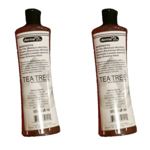 Shampoo de Tea Tree o Arbol de Té, 2 botes con 500 ml cada uno.