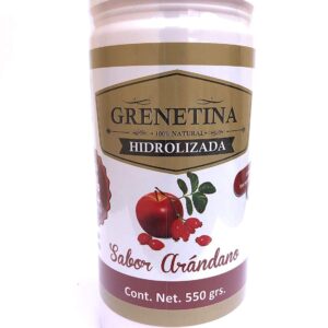 Grenetina Hidrolizada Sabor Arandanos 550 gramos