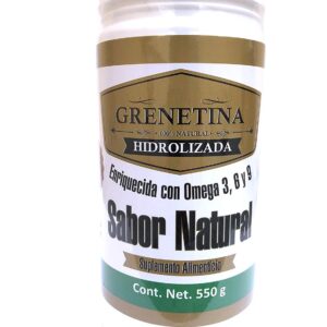 Grenetina Hidrolizada Sabor Natural 550 grs.