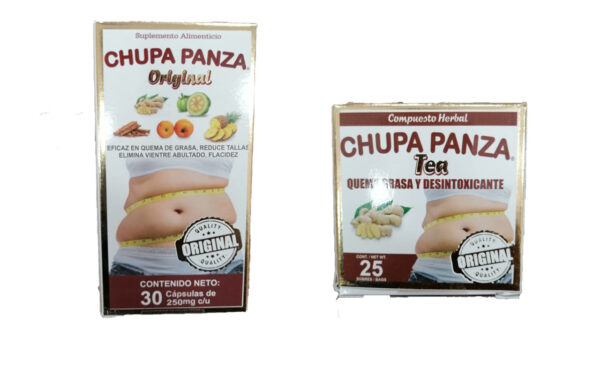 Chupa Panza Paquete De Capsulas Y Té, ( Dos Productos )