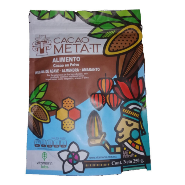 Cacao Meta TT Orgánico, bolsa de 250 gramos