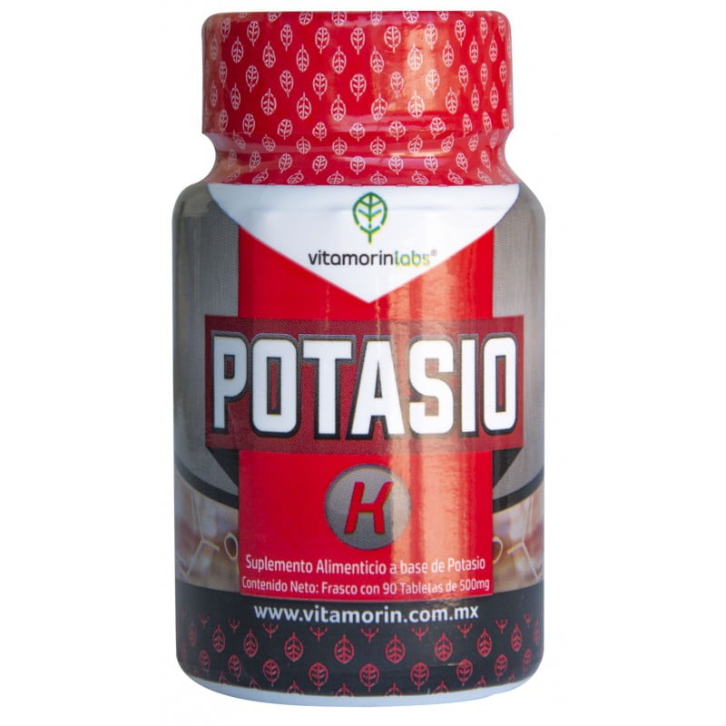 Potasio de Vitamorin, Bote con 90 tabletas de 500 mg