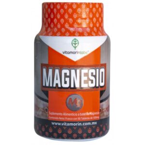 Magnesio, Bote con 90 tabletas de 500 mg