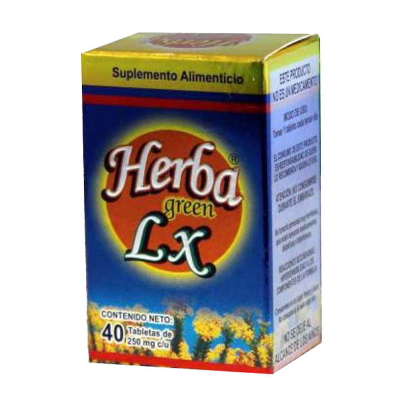 Herba Green LX con 40 tabletas