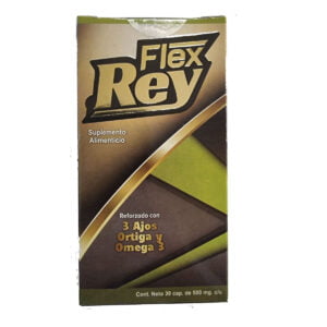 Flex Rey Suplemento natural con ingredientes naturales para aliviar el dolor de huesos