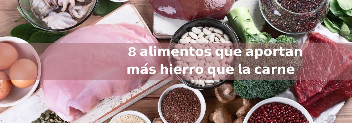 Descubre los 8 alimentos que aporta mas hierro en Casitodoonline
