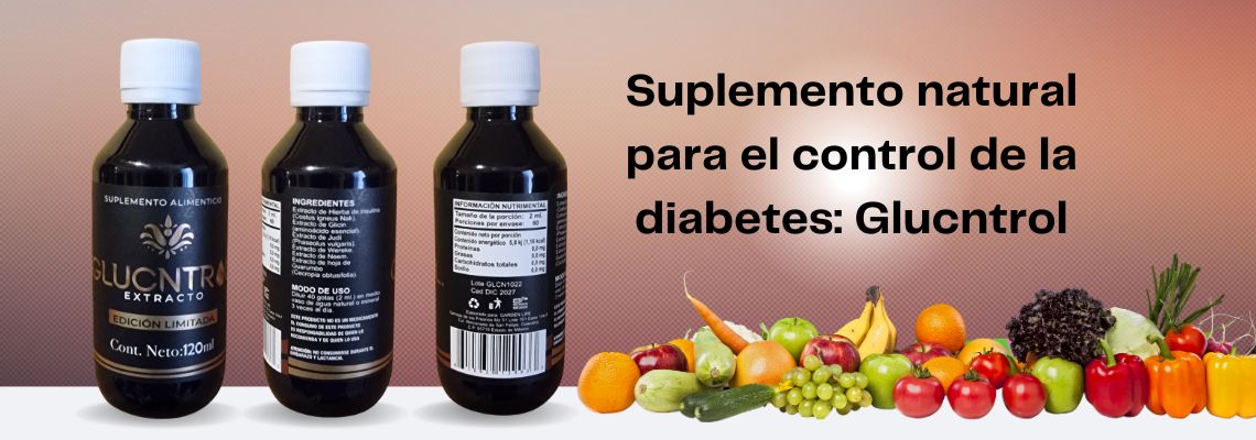 Suplemento natural para el control de la diabetes: Glucntrol