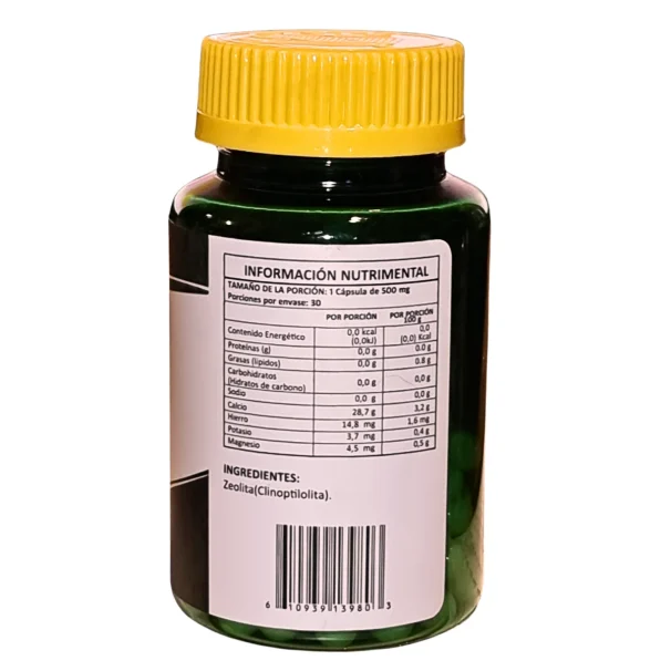 Zeolita Clinoptilolita 500 mg - 30 Cápsulas de Garden Life - Imagen 3