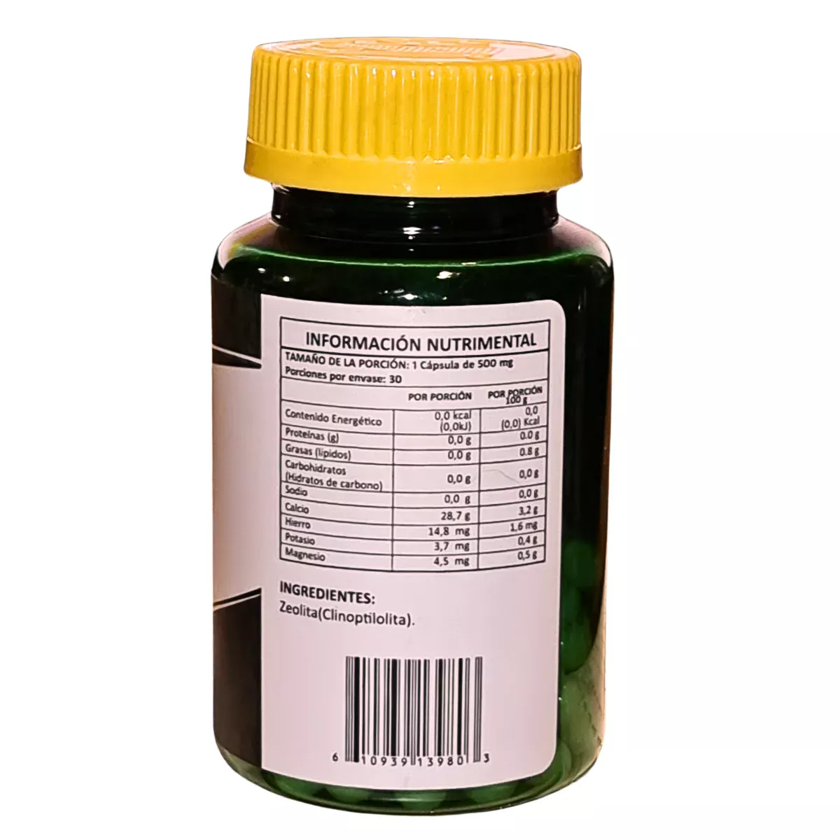 Zeolita Clinoptilolita 500 mg - 30 Cápsulas de Garden Life - Imagen 3
