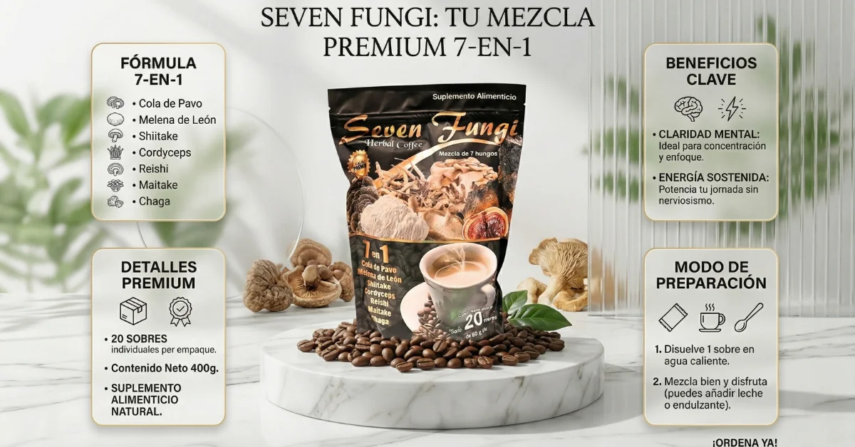 café seven fungi herbal coffee