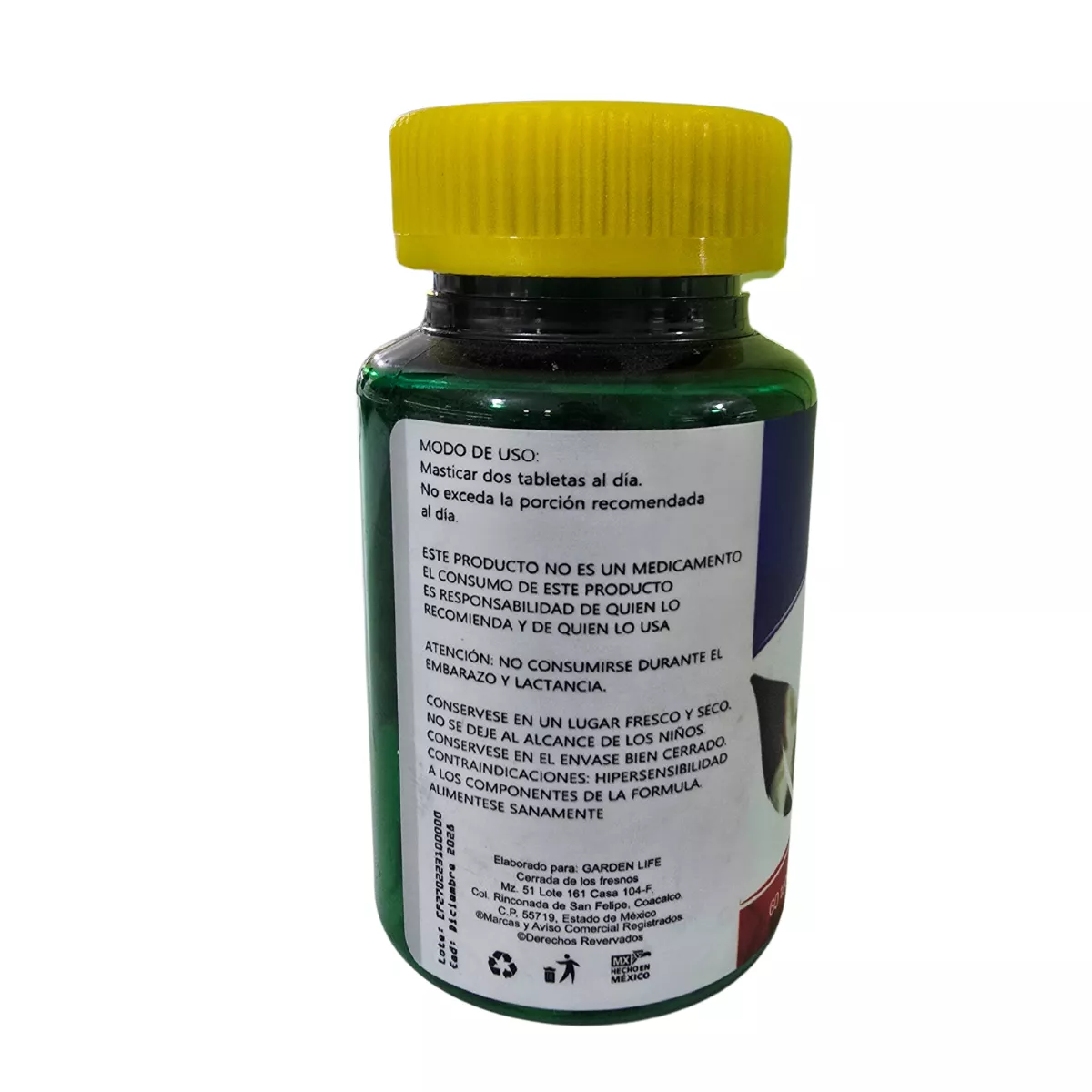 Calostro Bovino Masticable Sabor Cereza 60 Tabletas de 500 mg - Imagen 3