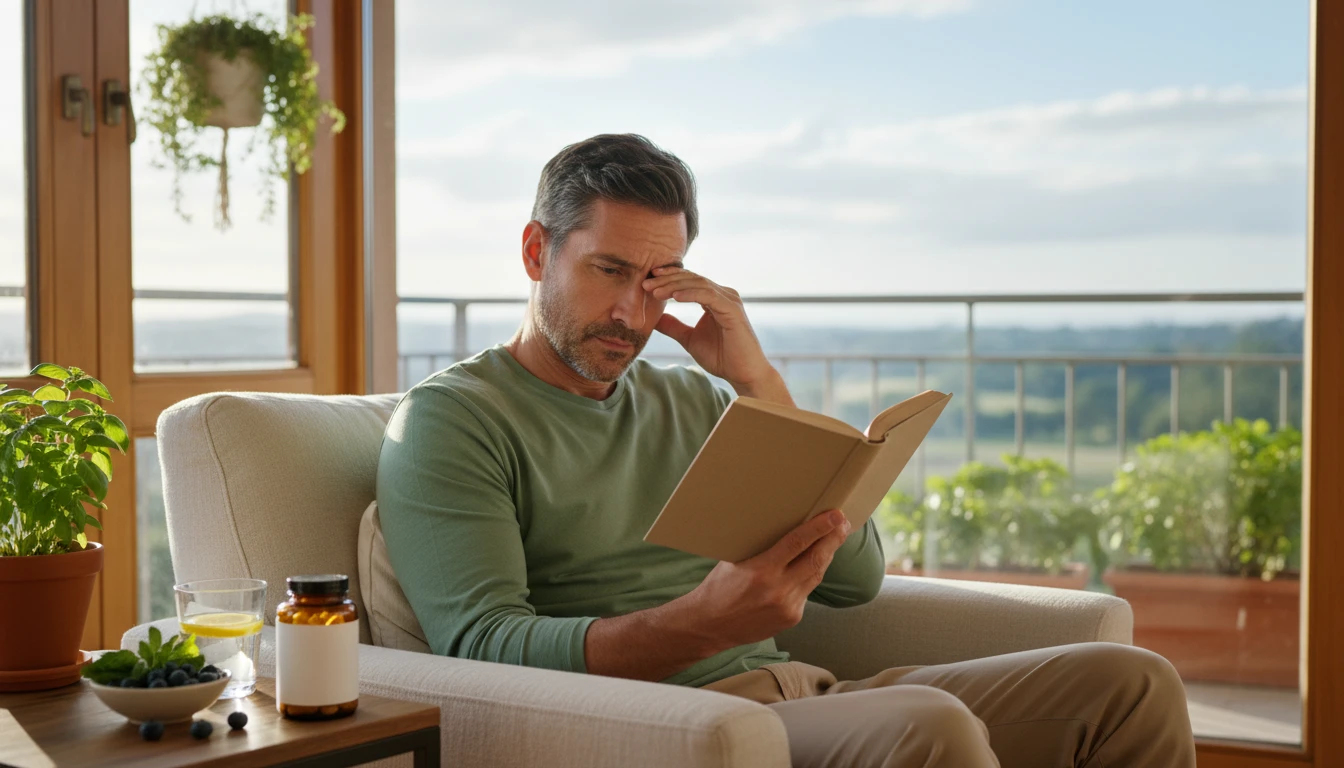 vitaminas para la vista cansada y borrosa